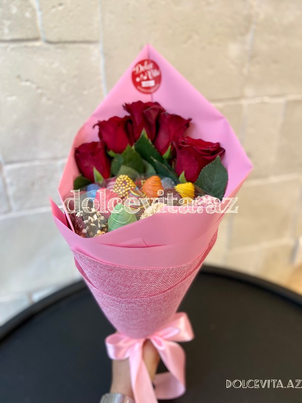 Strawberry&Rose bouquet 