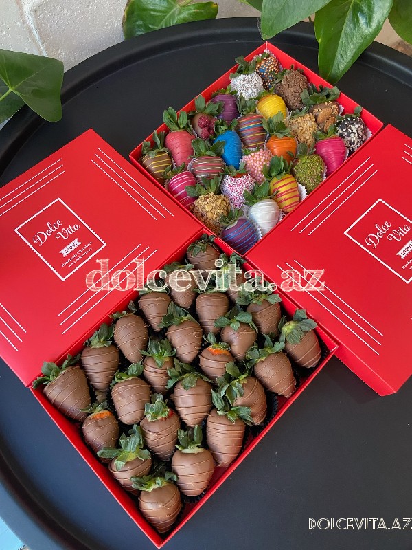Choco strawberry box 24 pieces 