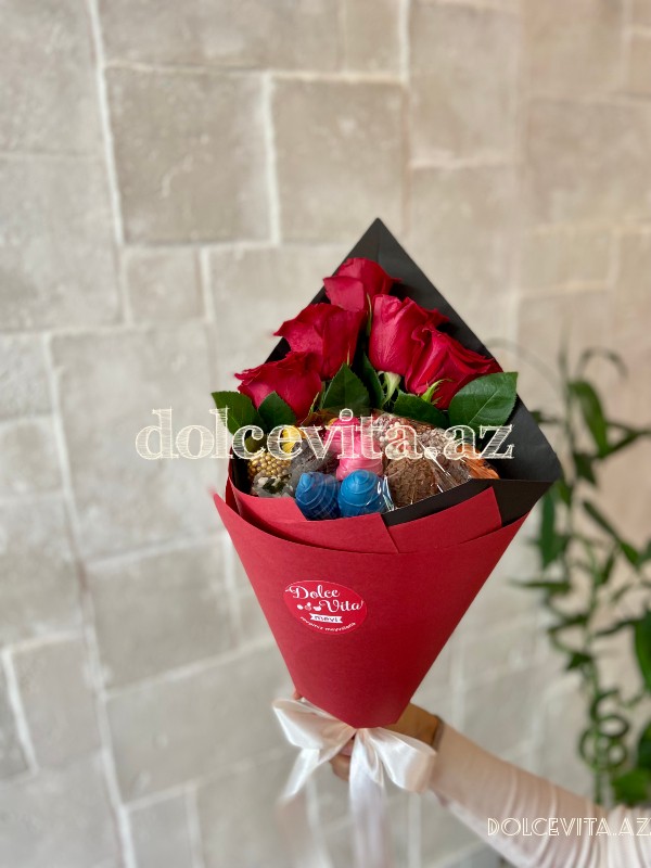 Strawberry&Rose bouquet 
